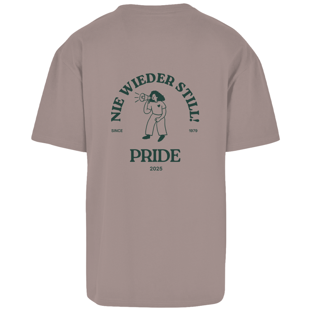 Oversize T-Shirt "Nie wieder still! 2025"