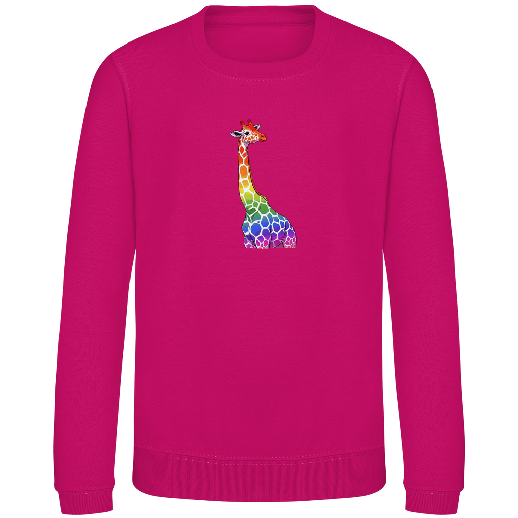 Kinder Sweatshirt Print "Pride Giraffe"