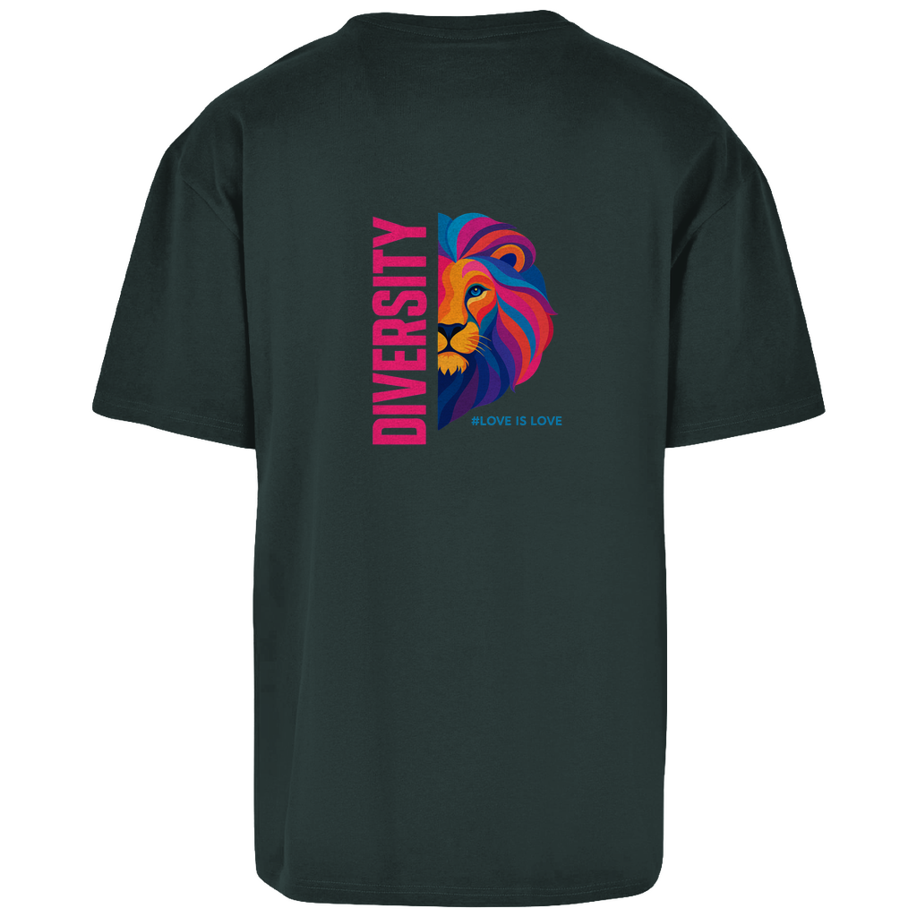 Oversize T-Shirt "DIVERSITY LION"