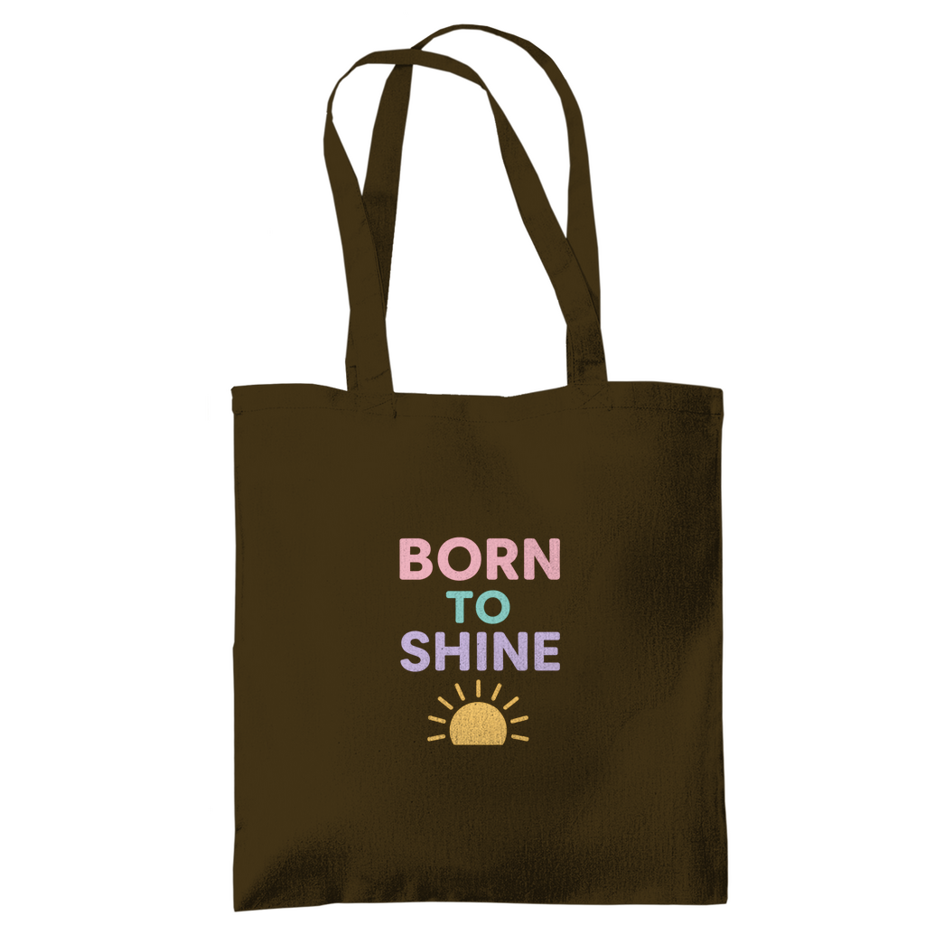 Jutebeutel " Born to Shine"