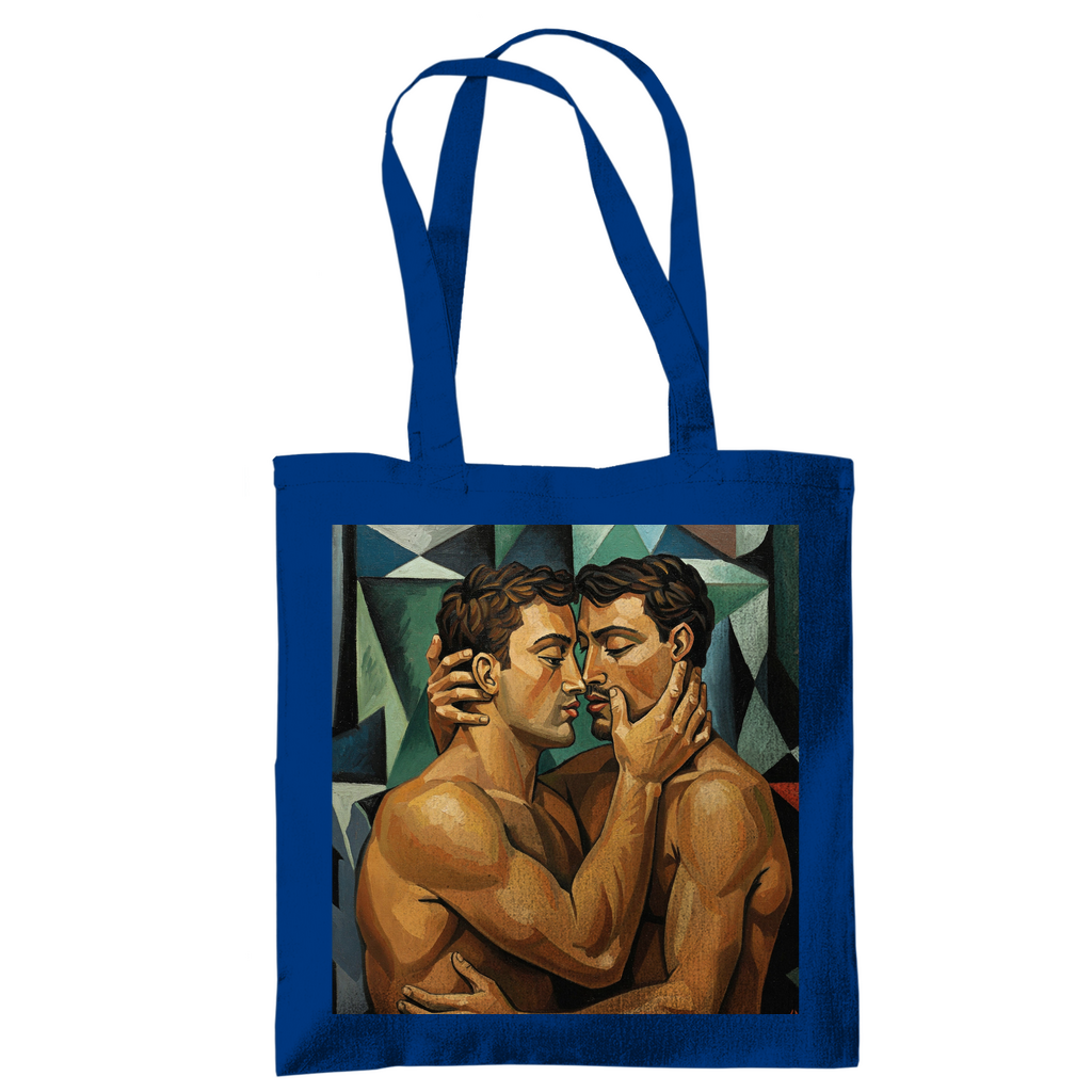 Jutebeutel mit Kuss Print im Stil von Pablo Picasso