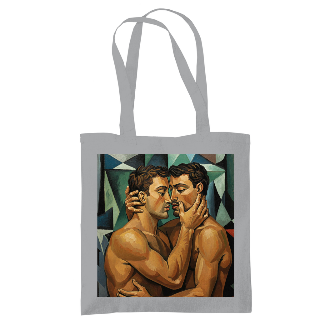 Jutebeutel mit Kuss Print im Stil von Pablo Picasso