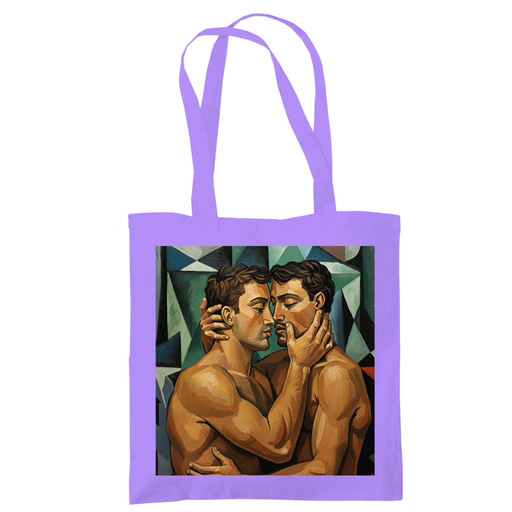Jutebeutel mit Kuss Print im Stil von Pablo Picasso