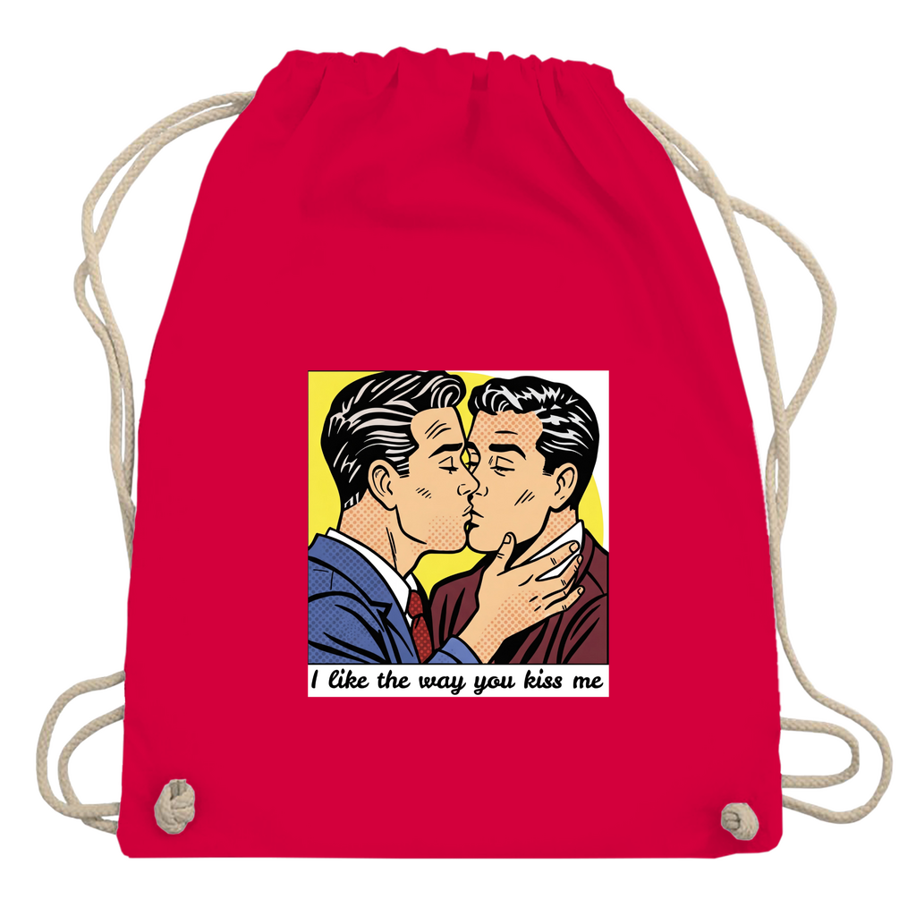 Beutel mit Kuss Print im Stil von Roy Lichtenstein