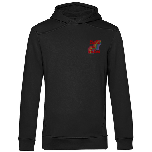 Hoodie mit Kordel "Liebe ist Alles"