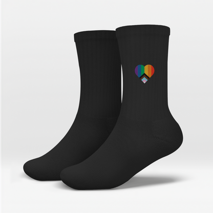 Socken "LGBTQAI+ Herz"