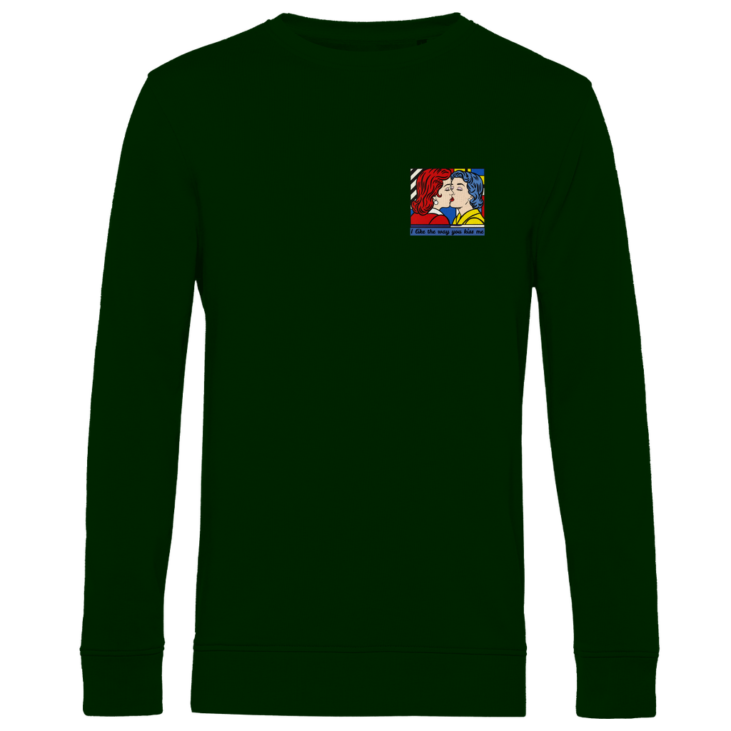 Pullover mit Kuss Print im Stil von Roy Lichtenstein