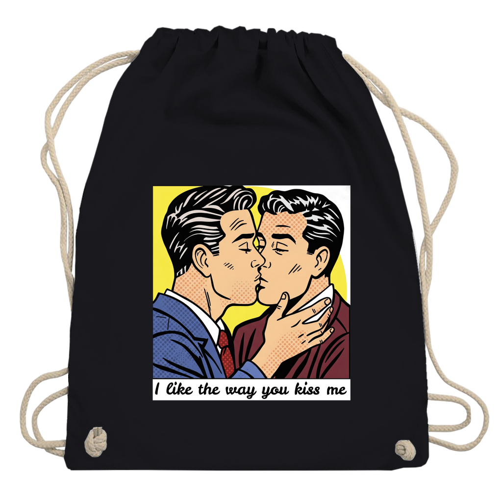 Pride Beutel mit Kuss Print im Stil von Roy Lichtenstein