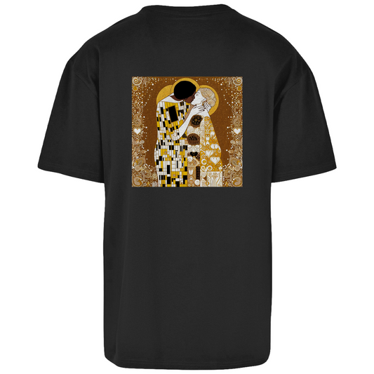 Oversize T-Shirt mit Kuss Print im Stil von Gustav Klimt