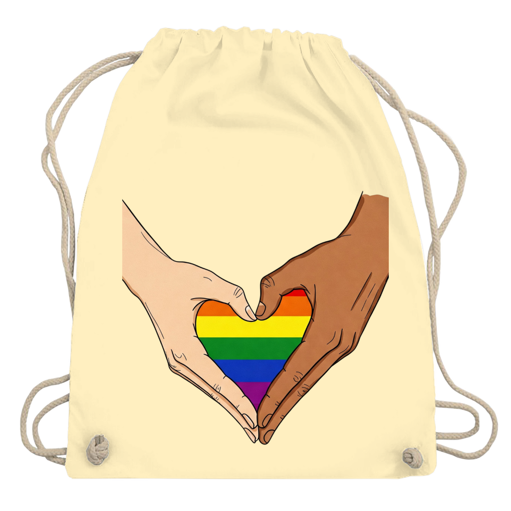 Beutel "Regenbogen Hände"