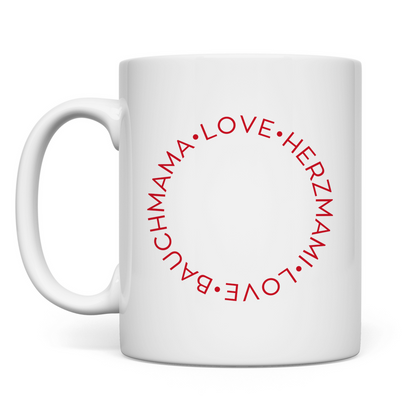 Tasse "Herzmami-Bauchmama"