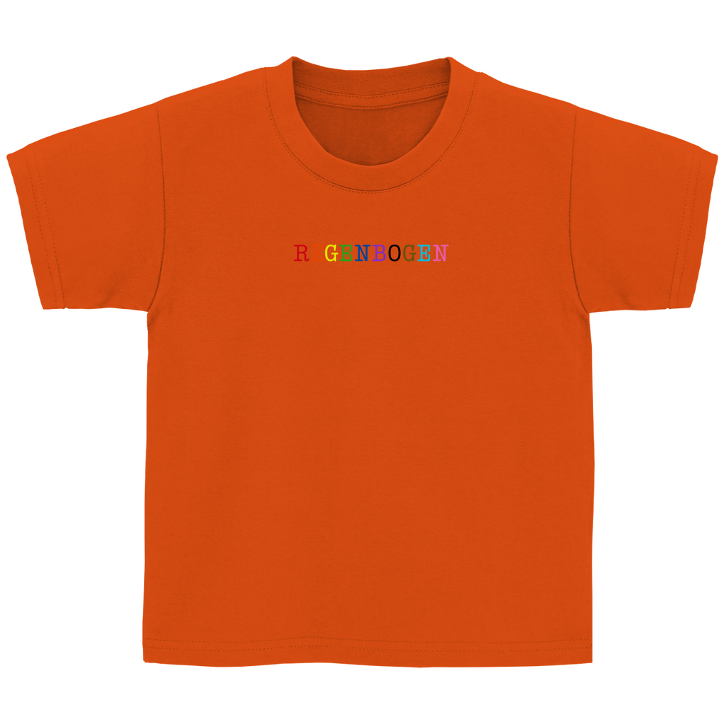 Kinder Basic Shirt "Regenbogen"