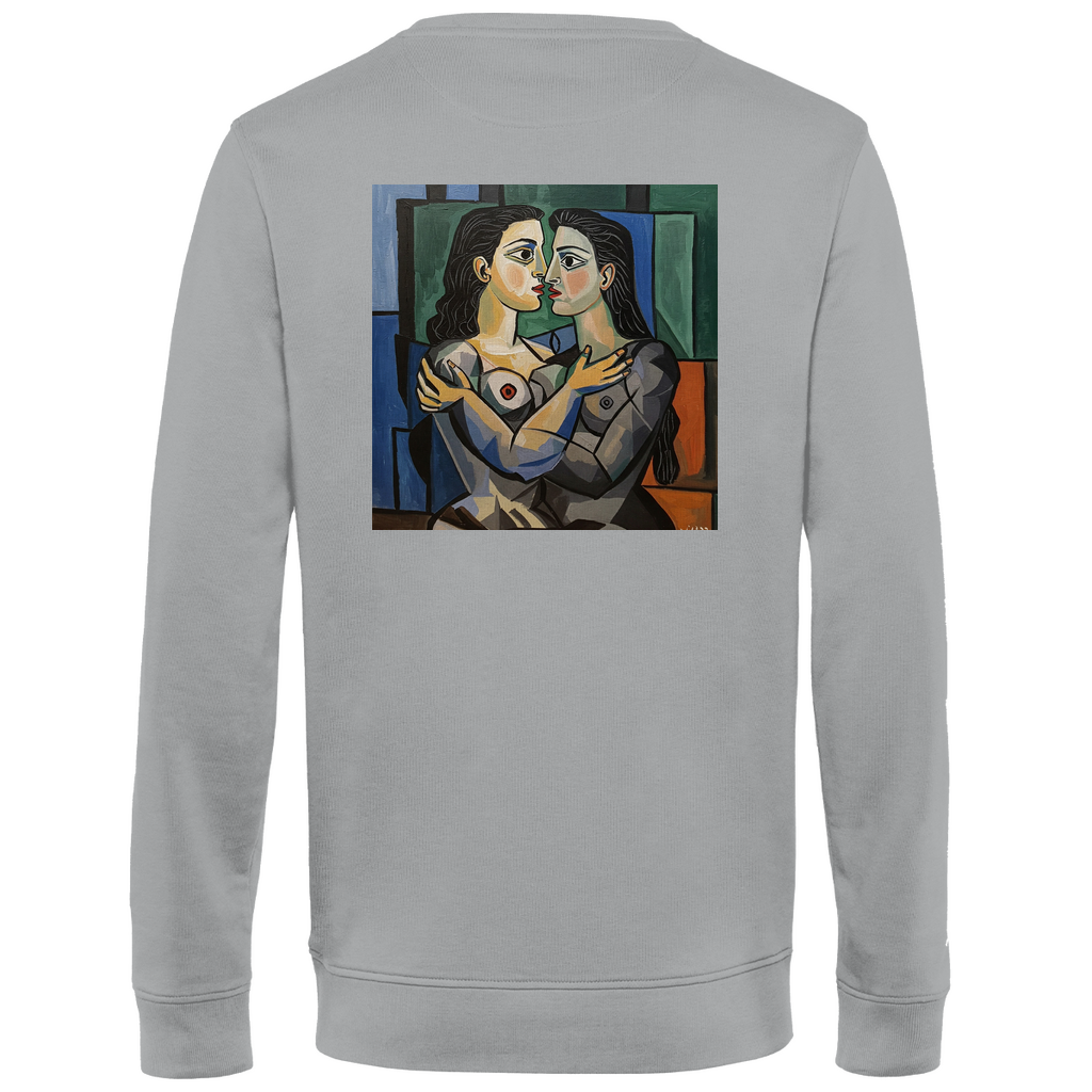 Pullover mit Kuss Print im Stil von Pablo Picasso