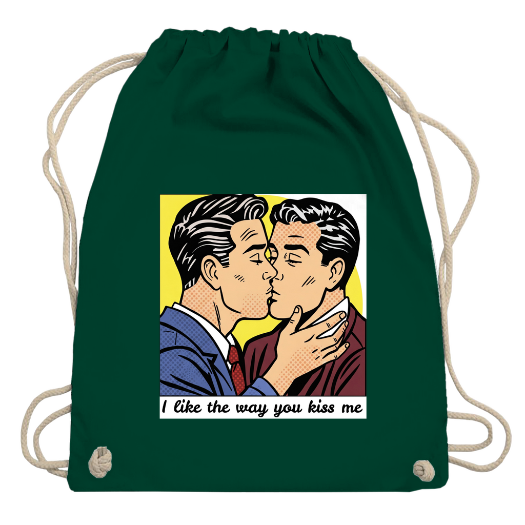 Pride Beutel mit Kuss Print im Stil von Roy Lichtenstein