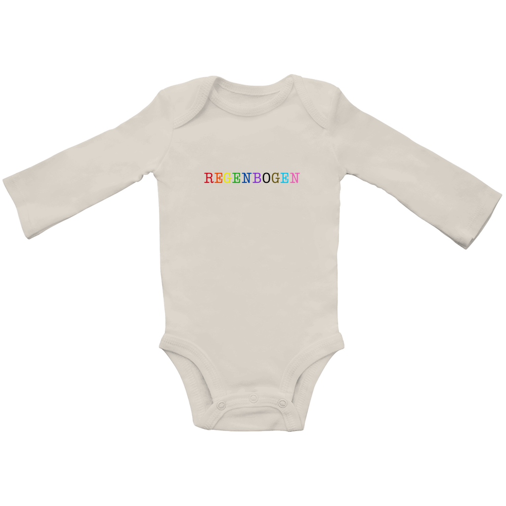 Baby Bio Body Langarm Print "Regenbogen"