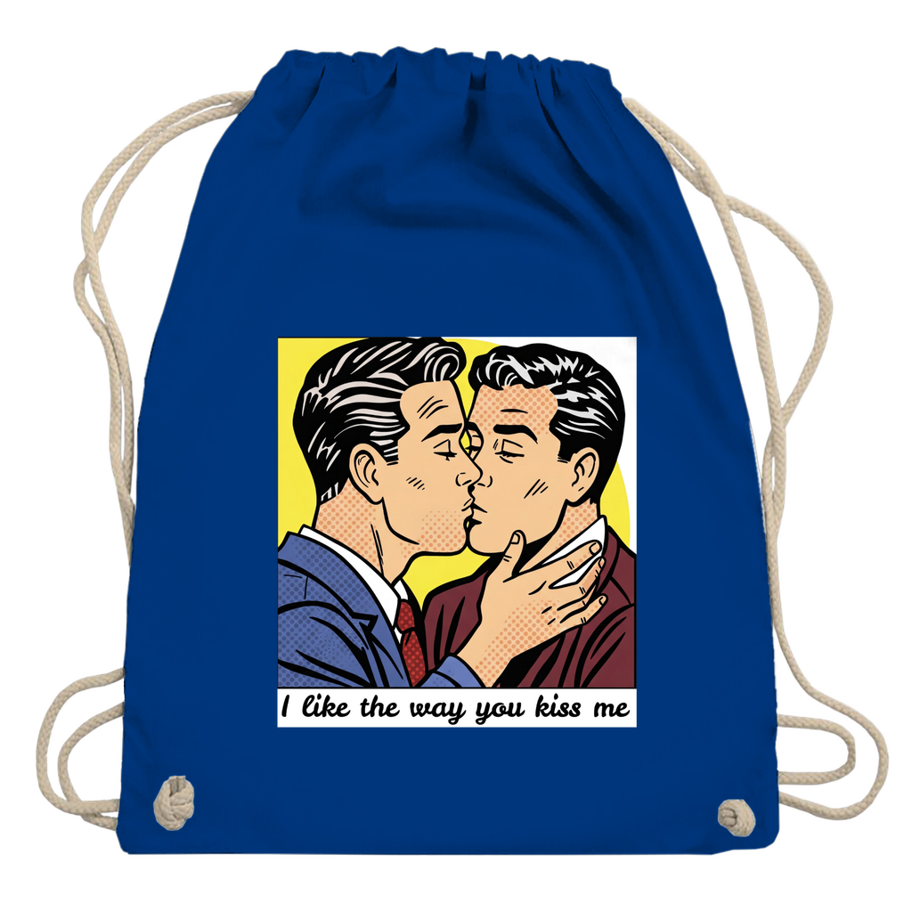 Pride Beutel mit Kuss Print im Stil von Roy Lichtenstein