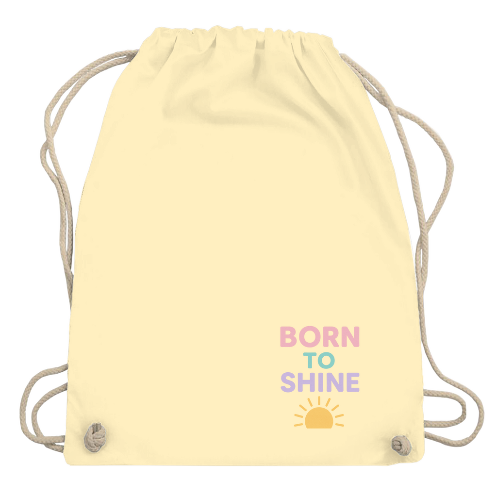 Turnbeutel "Born to Shine"