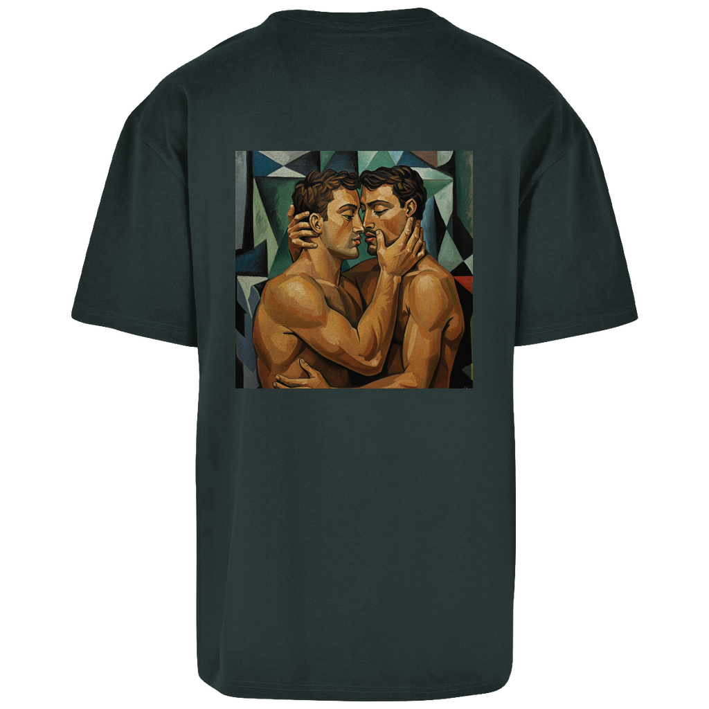 Oversize T-Shirt mit Kuss Print im Stil von Pablo Picasso