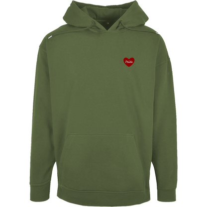Oversize Hoodie mit Kordel "Pride Herz"