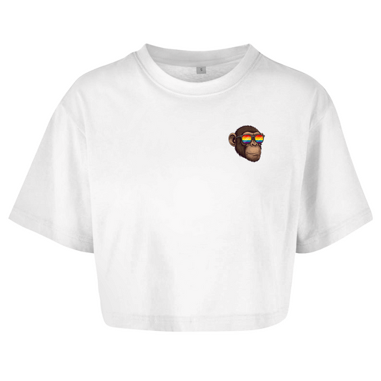 Oversize Crop Top "Pride Monkey"