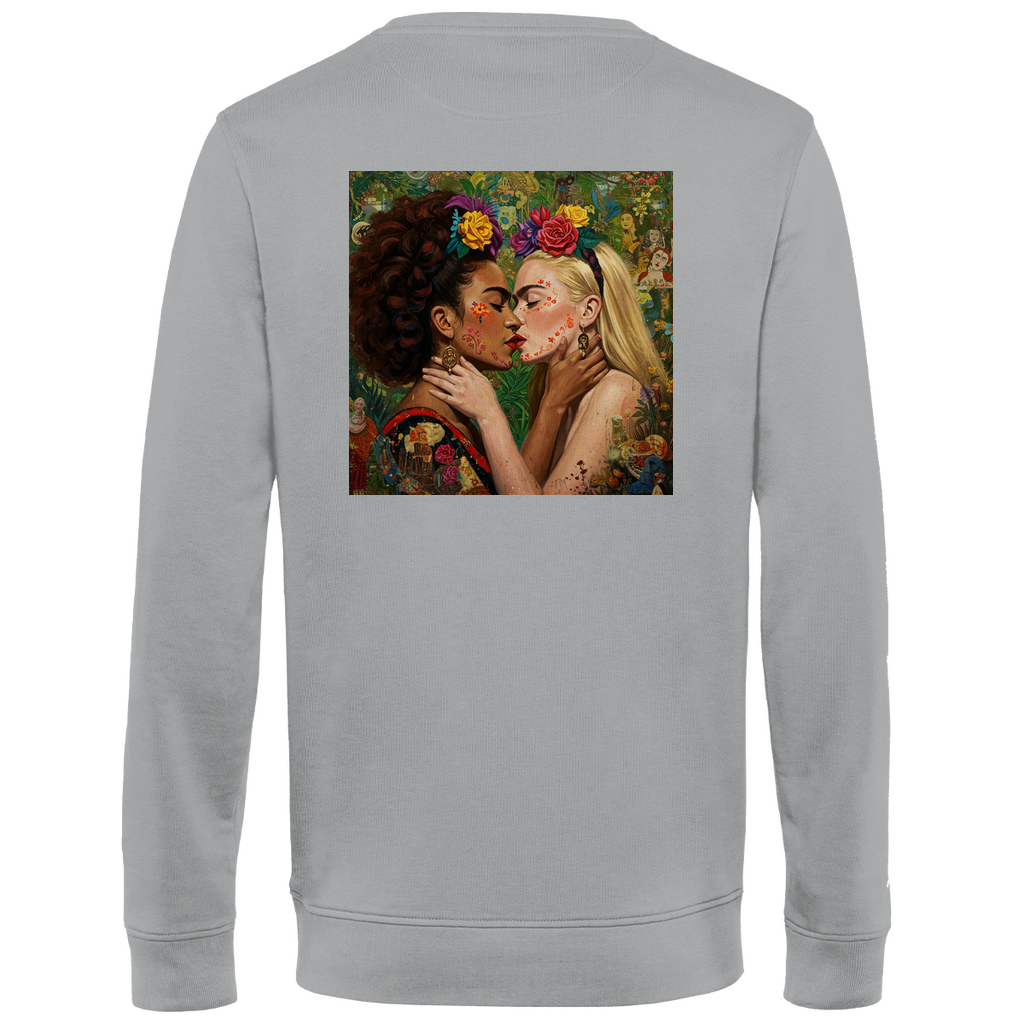 Pullover mit Kuss Print im Stil von Frida Kahlo