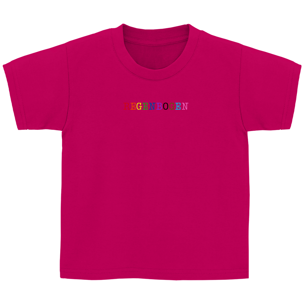 Kinder Basic Shirt "Regenbogen"