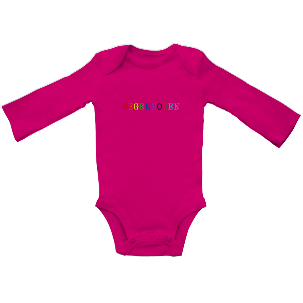Baby Bio Body Langarm Print "Regenbogen"