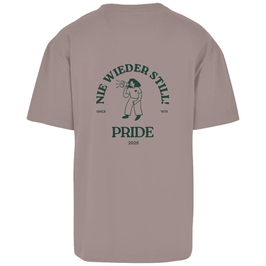 Oversize T-Shirt "Nie wieder still! 2025"