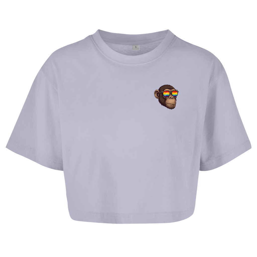 Oversize Crop Top "Pride Monkey"