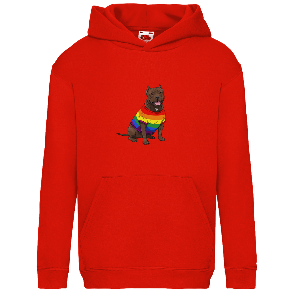 Kids Basic Kaputzenpullover Print "Pride Pit"