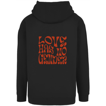 Oversize Hoodie mit Kordel "Love has no Gender"