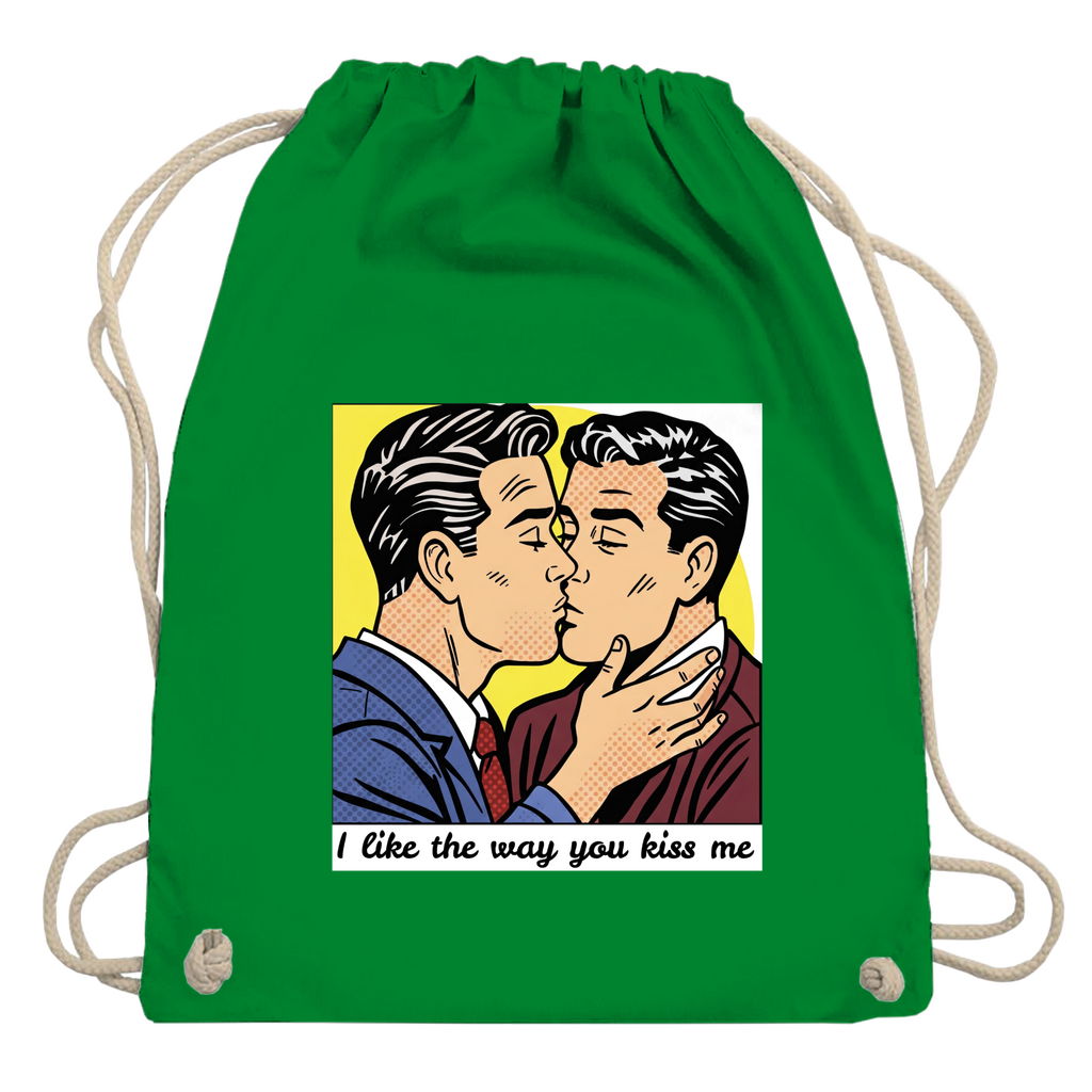 Pride Beutel mit Kuss Print im Stil von Roy Lichtenstein