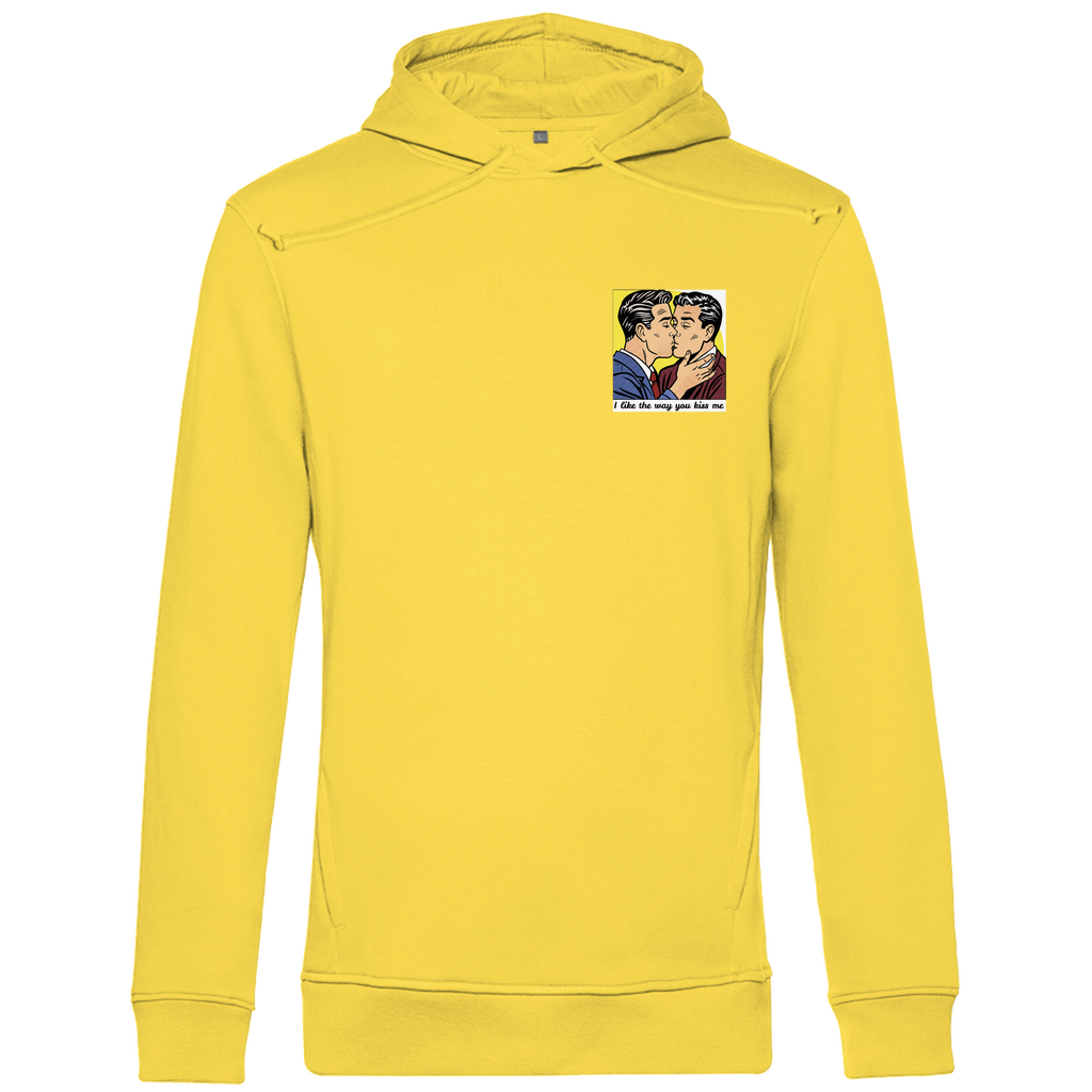 Hoodie mit Kordel und Kuss Print im Stil von Roy Lichtenstein