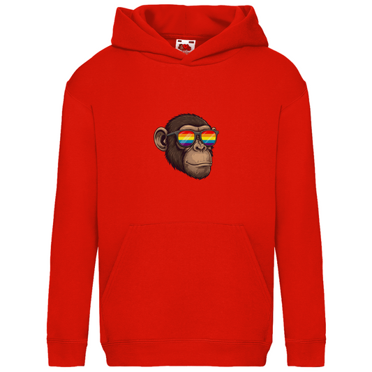 Kids Basic Kaputzenpullover Print "Pride Monkey"