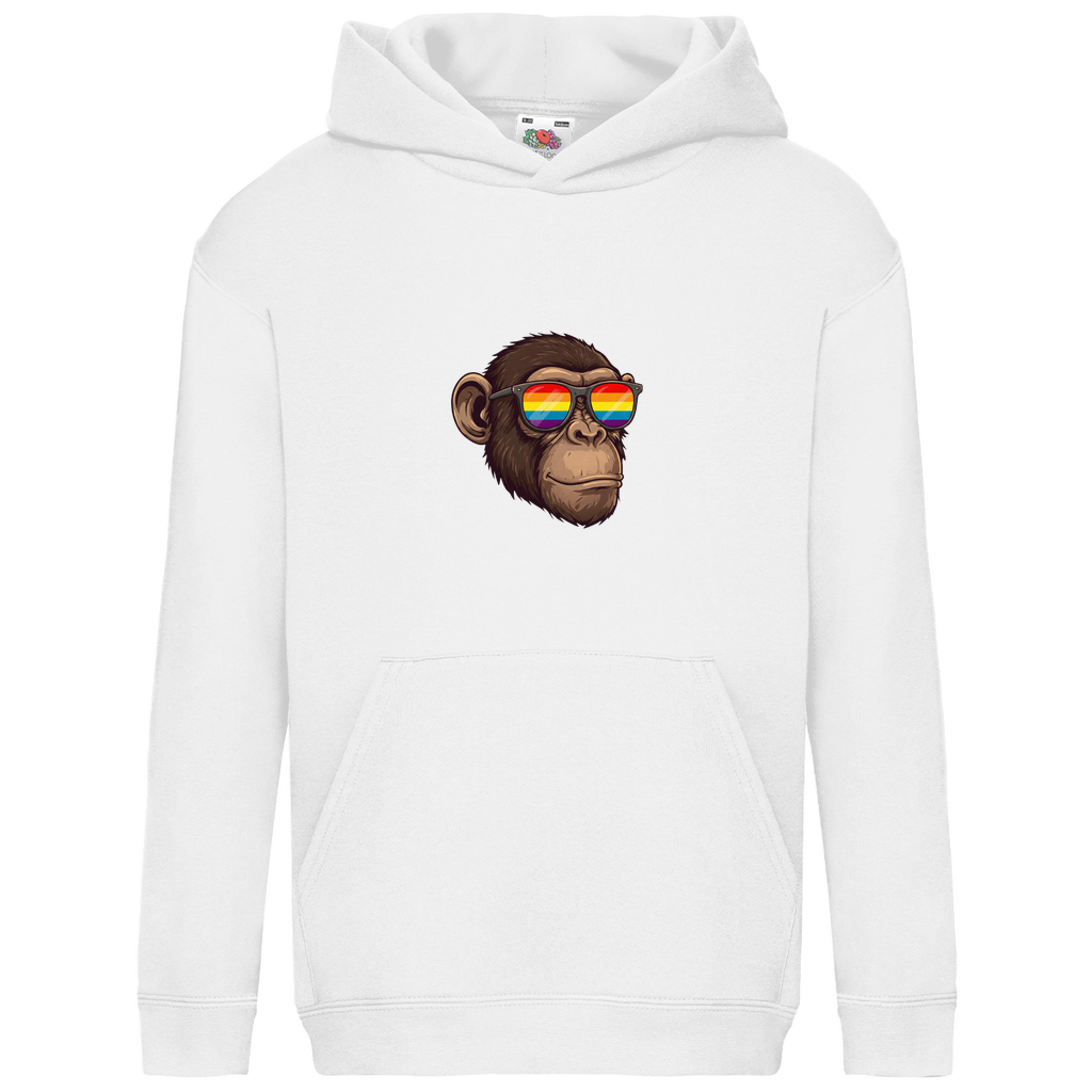 Kids Basic Kaputzenpullover Print "Pride Monkey"