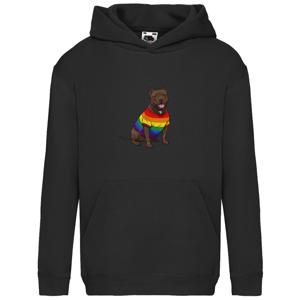 Kids Basic Kaputzenpullover Print "Pride Pit"