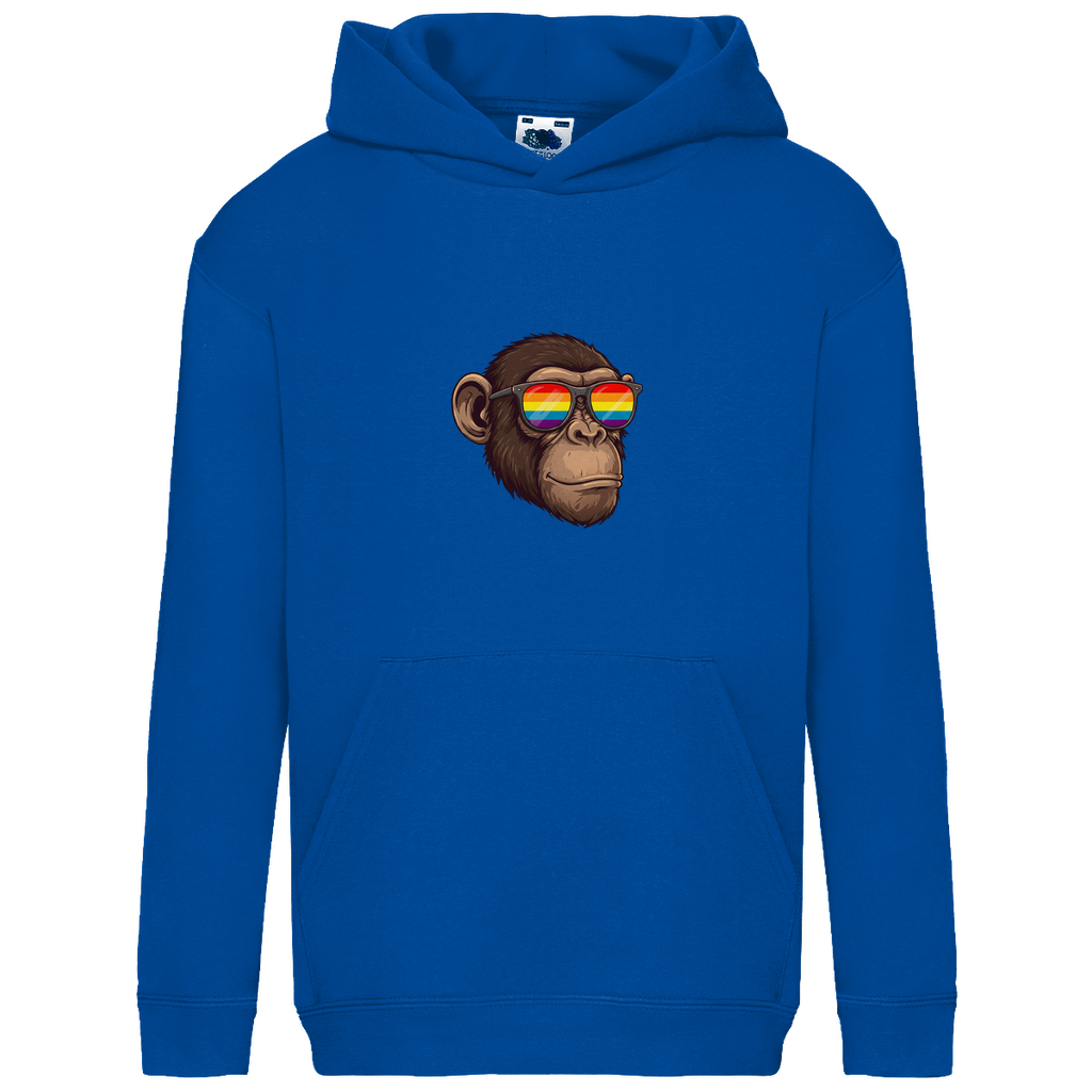 Kids Basic Kaputzenpullover Print "Pride Monkey"