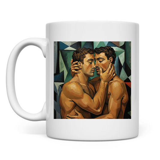 Tasse mit Kuss Print im Stil von Pablo Picasso