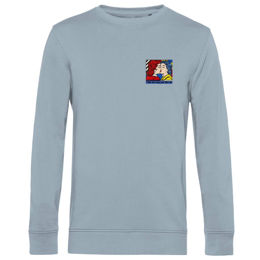Pullover mit Kuss Print im Stil von Roy Lichtenstein