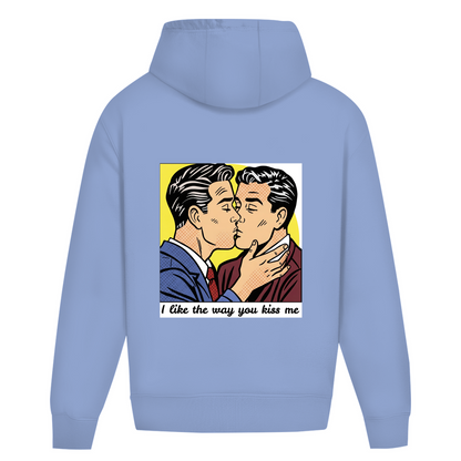 Oversize Hoodie Ohne Kordel Kuss im Stil von Roy Lichtenstein