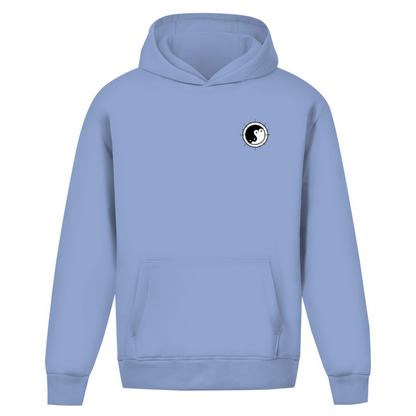 Oversize Hoodie ohne Kordel "Ying und Yang"