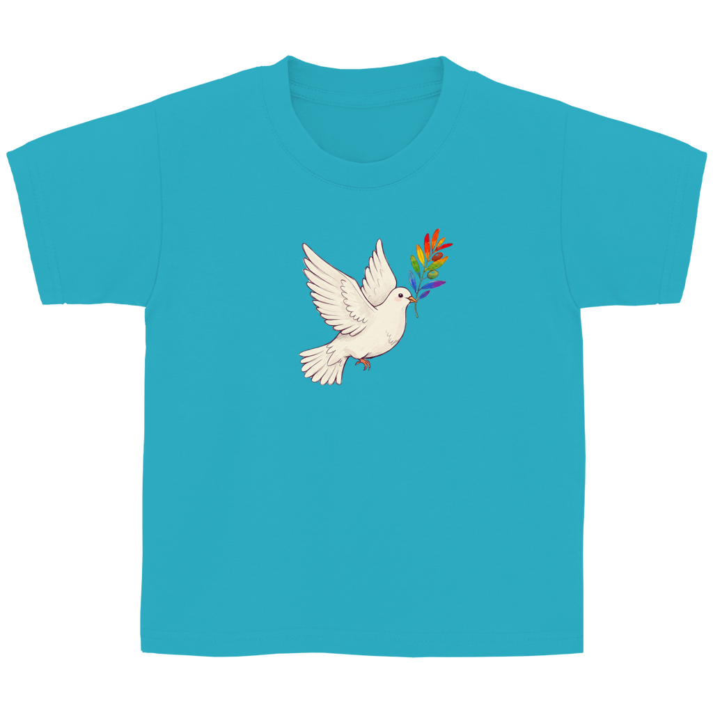 Kinder Basic Shirt "Friedenstaube Pride Edition"