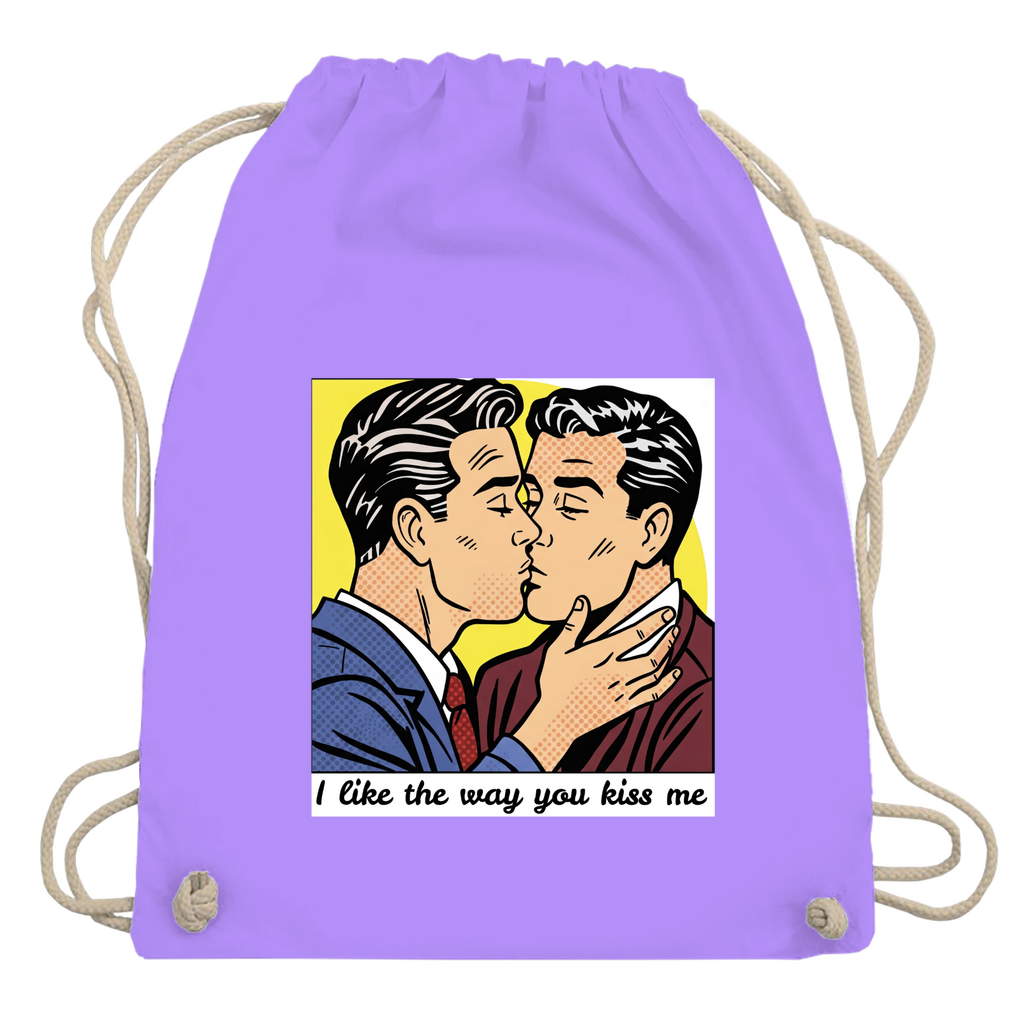Pride Beutel mit Kuss Print im Stil von Roy Lichtenstein