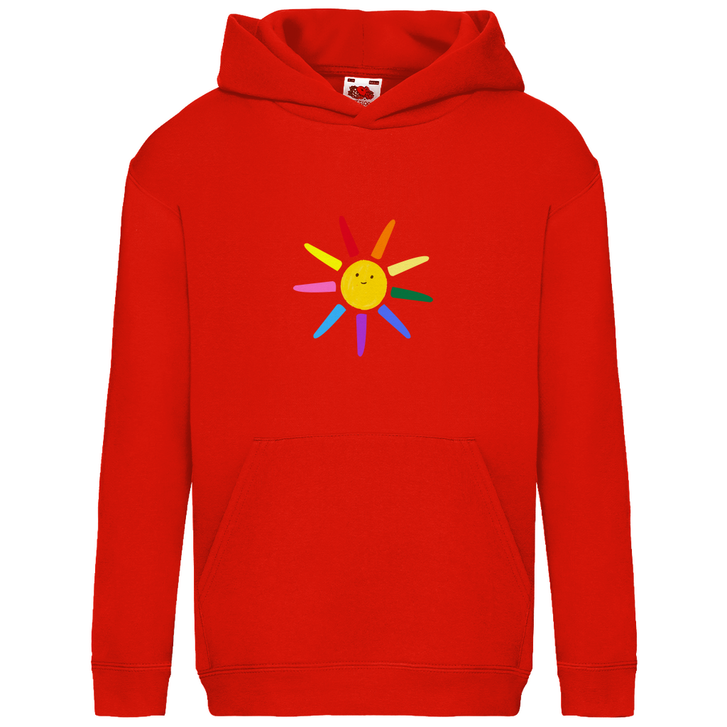 Kids Basic Kaputzenpullover Print "Sunny Day"