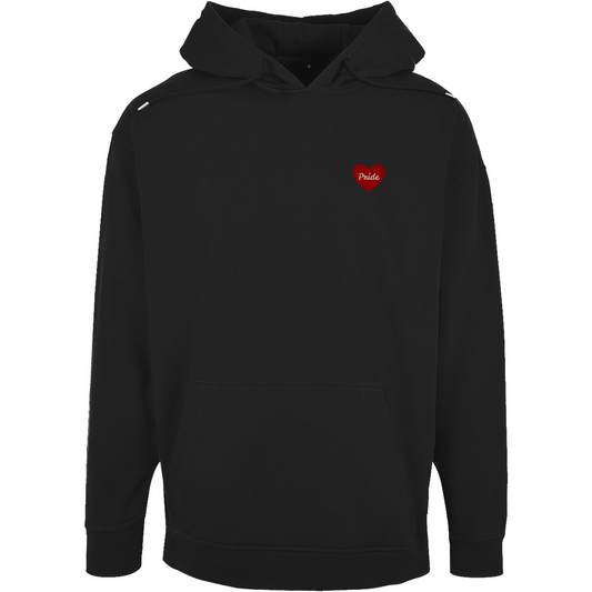 Oversize Hoodie mit Kordel "Pride Herz"