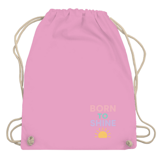Turnbeutel "Born to Shine"