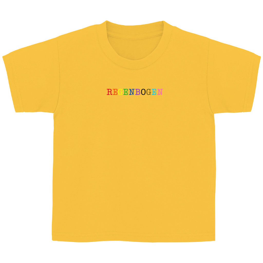 Kinder Basic Shirt "Regenbogen"