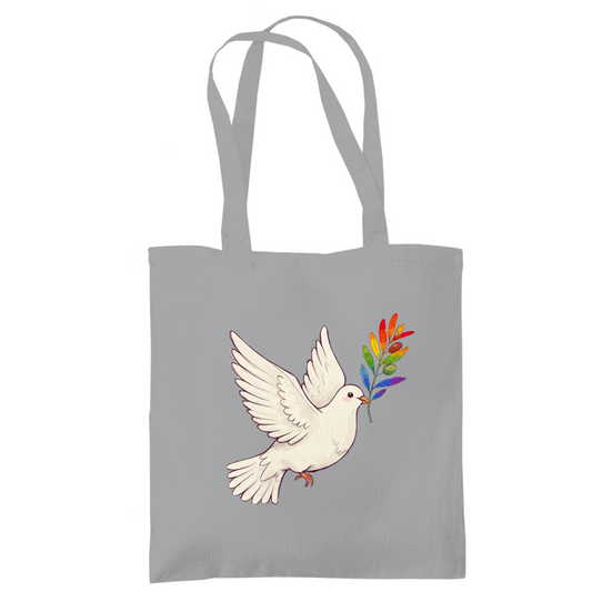 Jutebeutel "Friedenstaube Pride Edition"