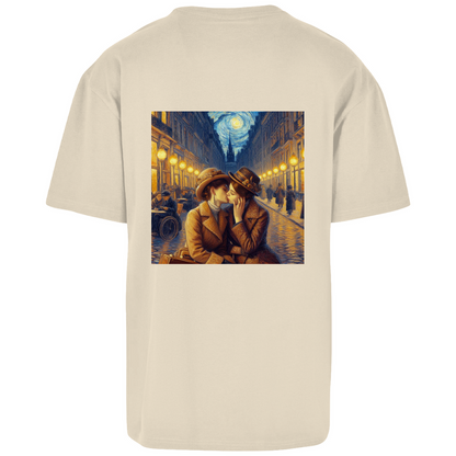 Oversize T-Shirt mit Kuss Print im Stil von Van Gogh