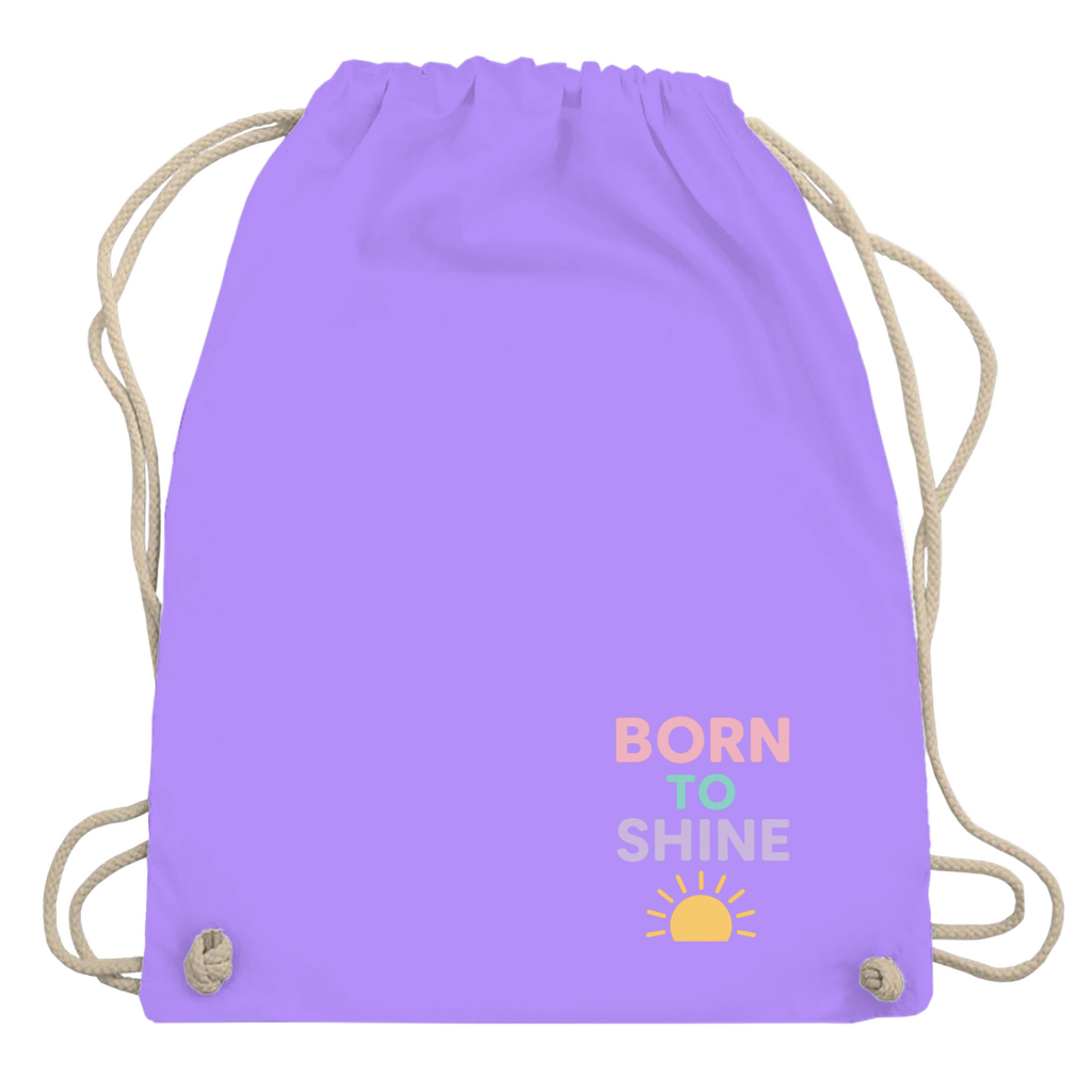Turnbeutel "Born to Shine"